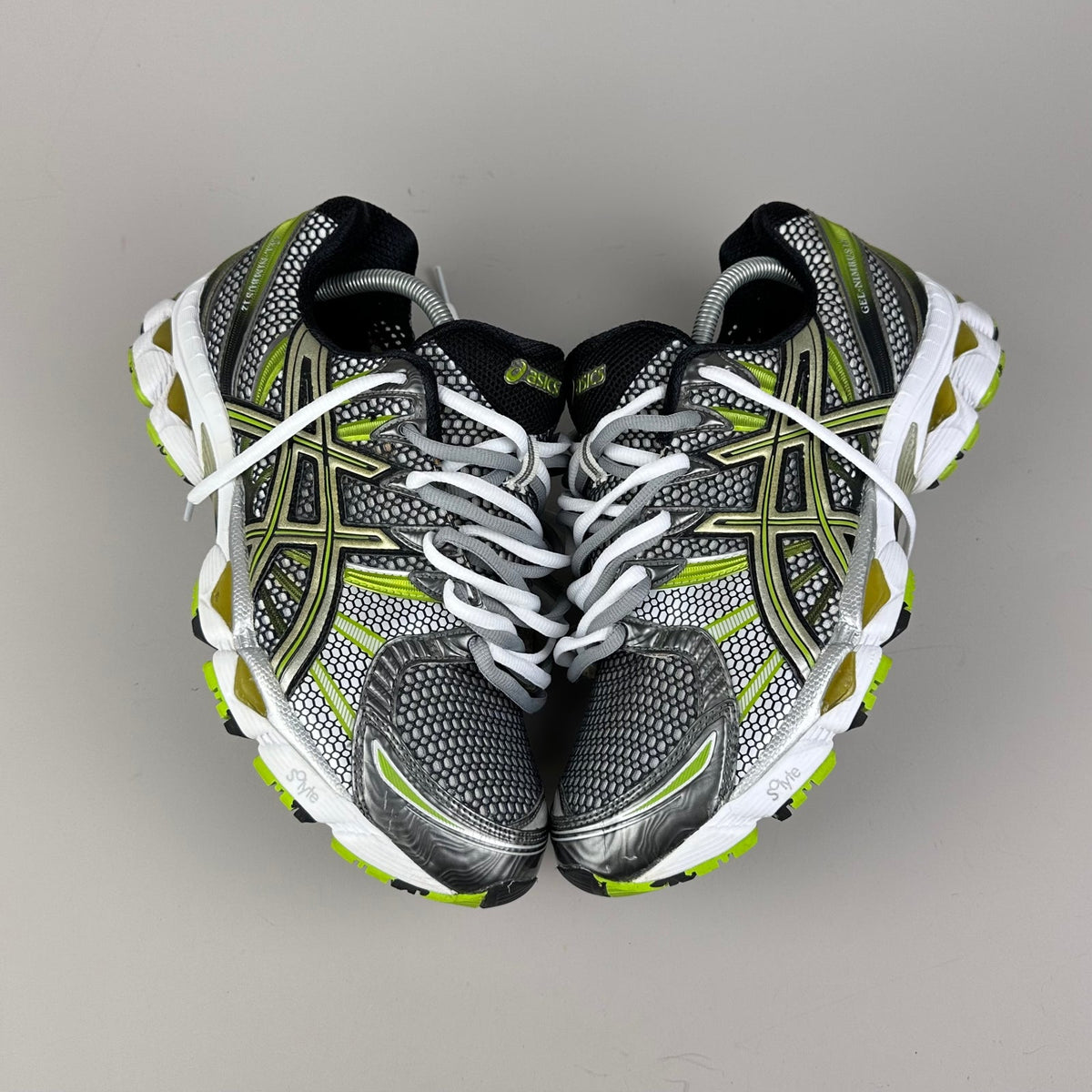 ASICS Gel Nimbus 16 - Argent / Vert Citron - Sneykers