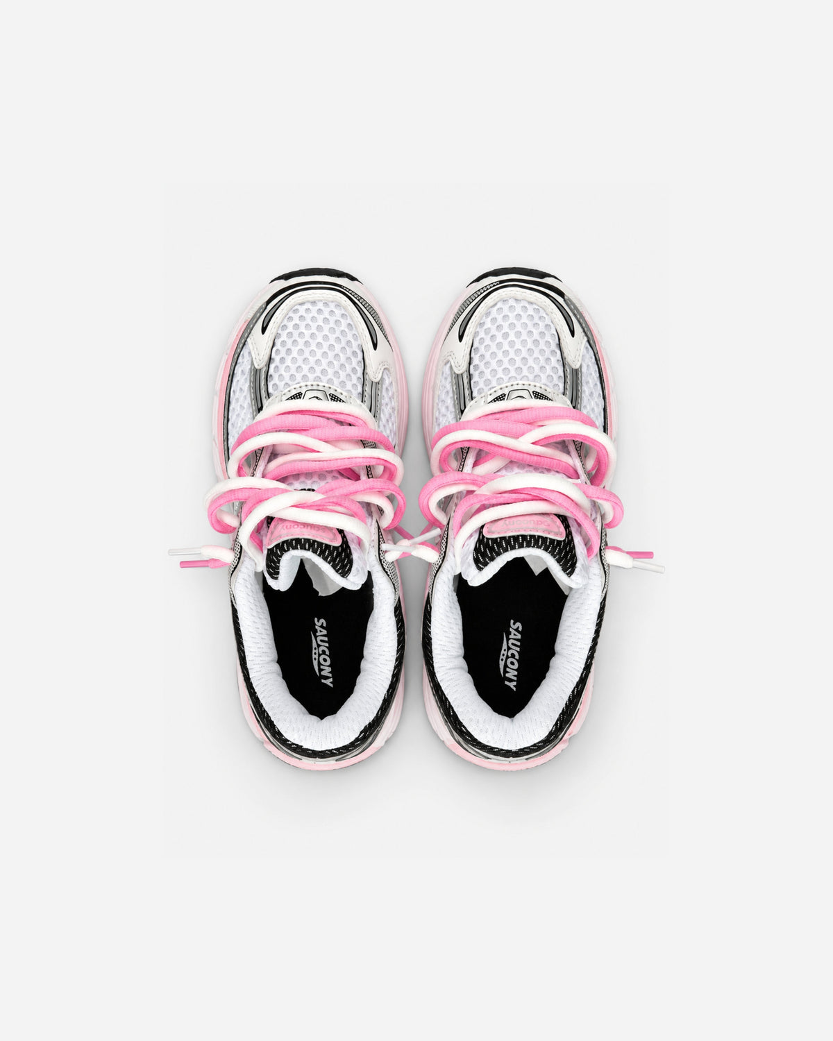 Saucony ProGrid Omni 9 Enfant - Silver / Pink - Sneykers