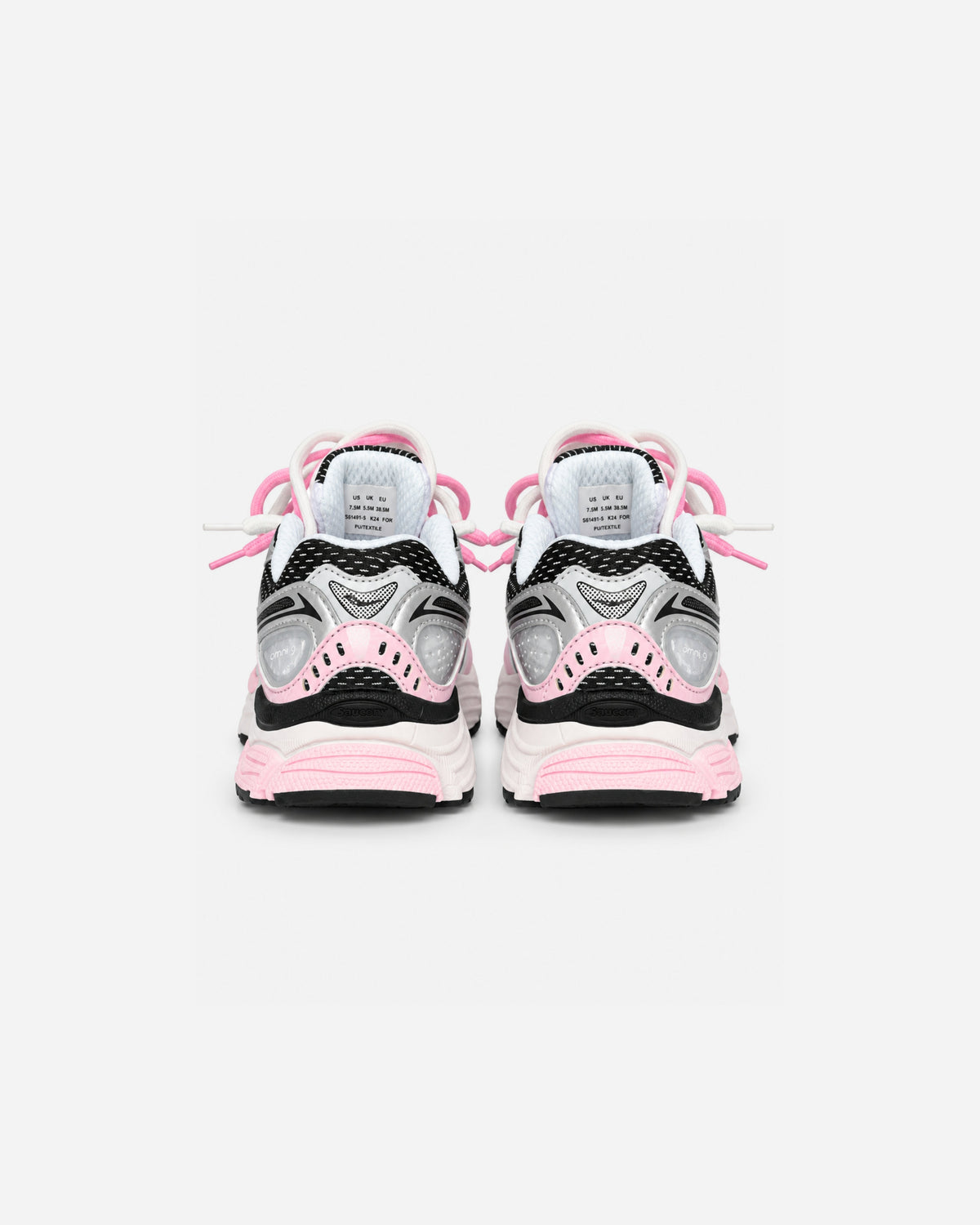 Saucony ProGrid Omni 9 Enfant - Silver / Pink - Sneykers