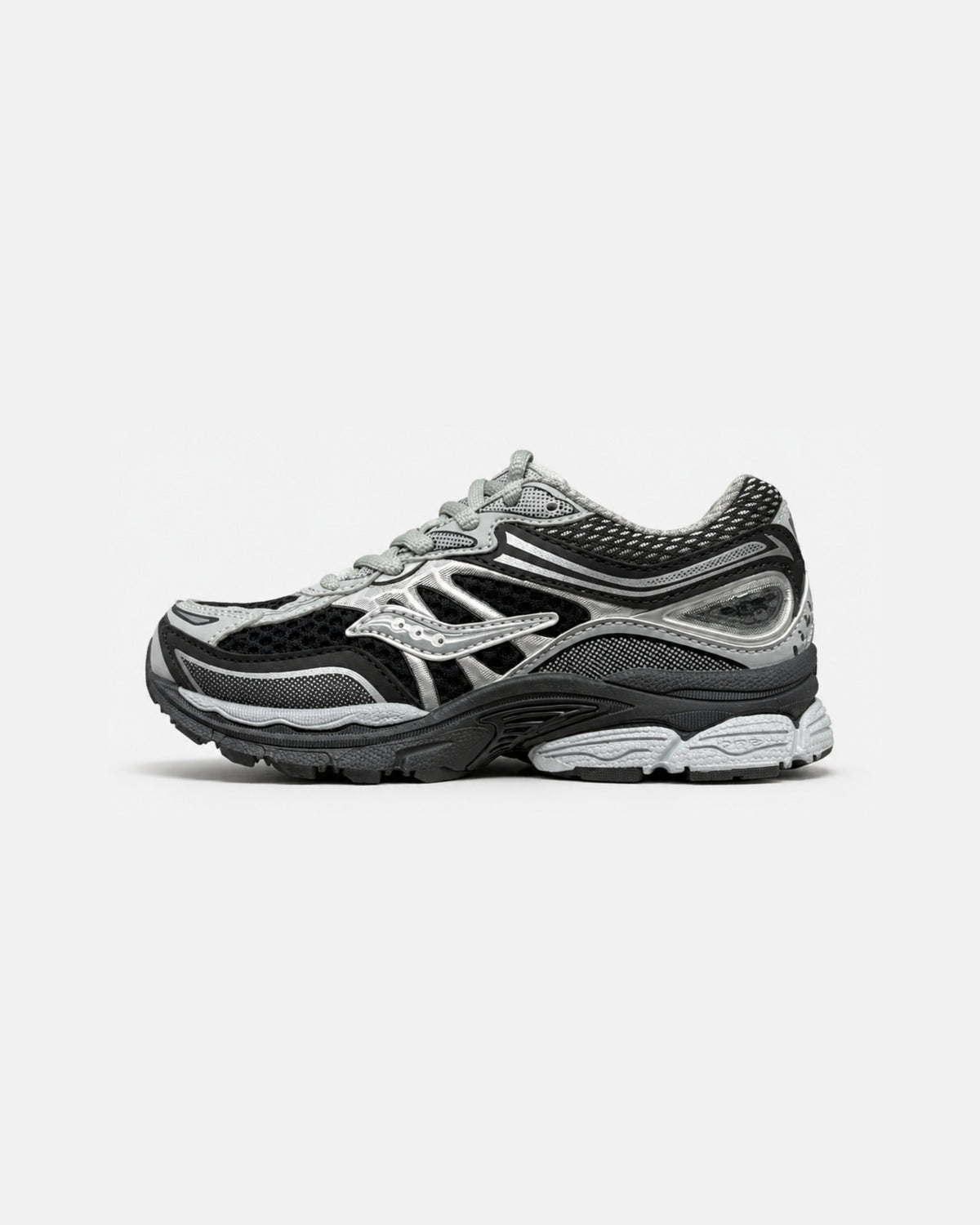 Saucony ProGrid Omni 9 Enfant - Black / Silver - Sneykers