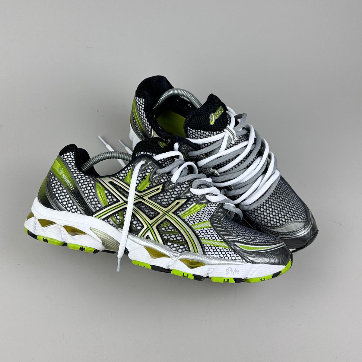 ASICS Gel Nimbus 16 - Argent / Vert Citron - Sneykers