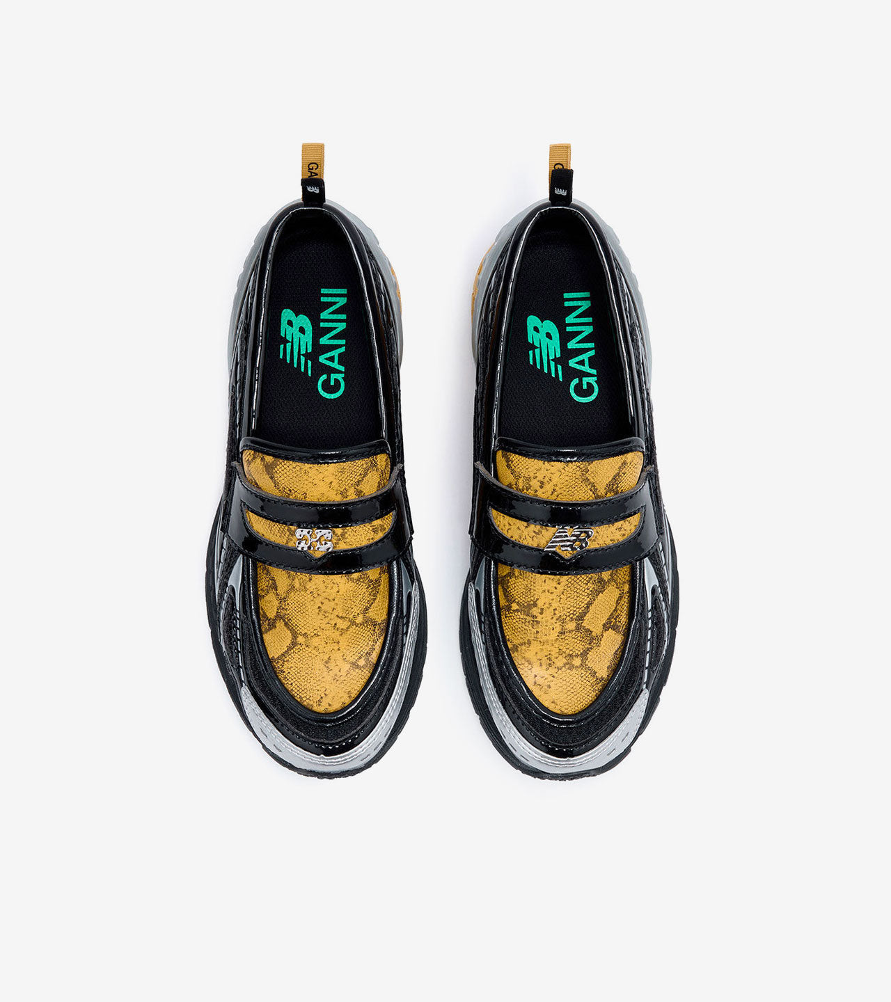 New Balance 1906L GANNI Black Fall Leaf Snakeskin