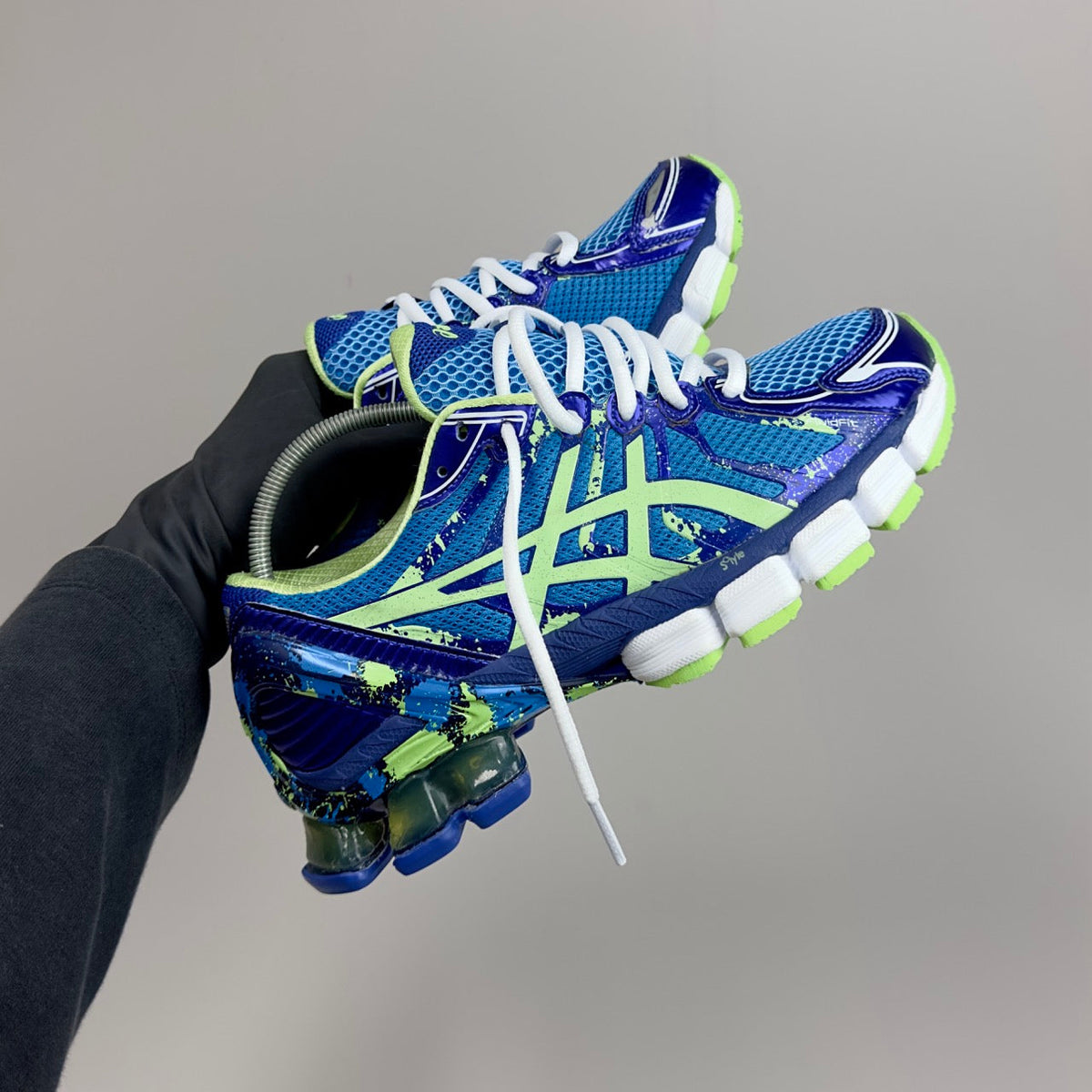 ASICS Gel Nimbus 16 - Bleu Roi / Vert Citron - Sneykers