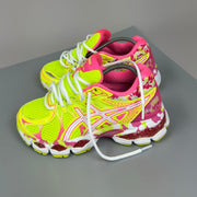 ASICS Gel Nimbus 16 - Jaune Fluo / Rose Fluo - Sneykers