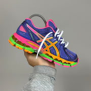 ASICS Gel Nimbus 16 - Violet / Orange / Vert Fluo - Sneykers