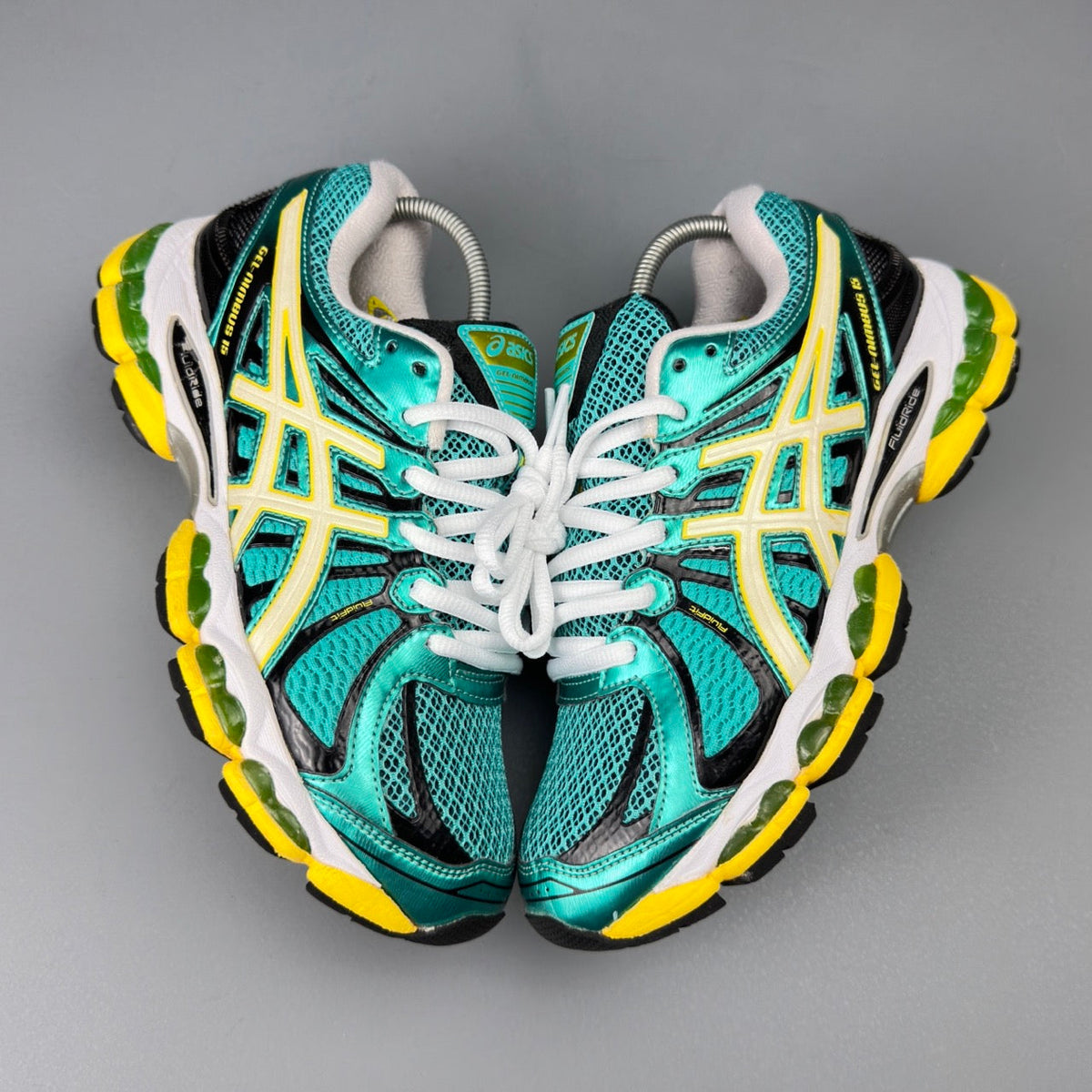 ASICS Gel Nimbus 16 - Vert / Jaune - Sneykers