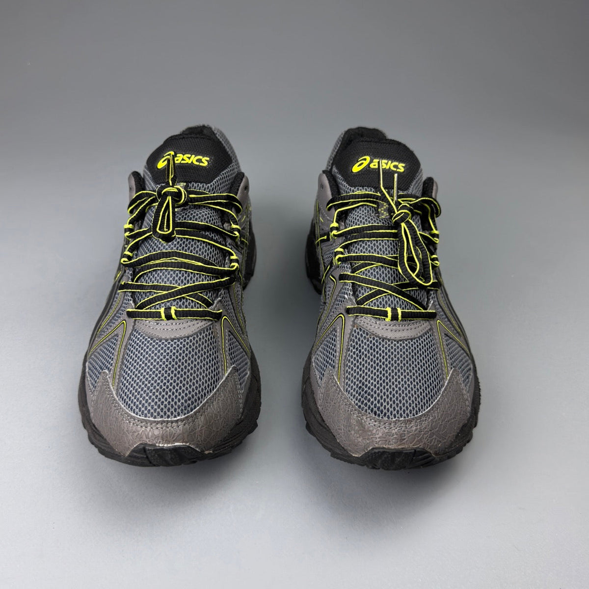 ASICS Gel Nimbus 16 - Anthracite / Jaune Fluo - Sneykers