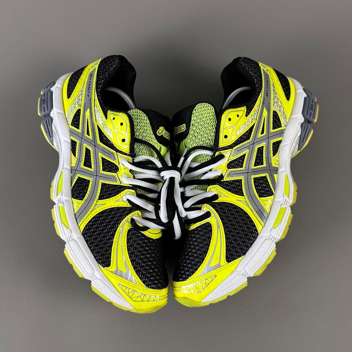 ASICS Gel Nimbus 16 - Jaune Fluo / Noir / Gris - Sneykers