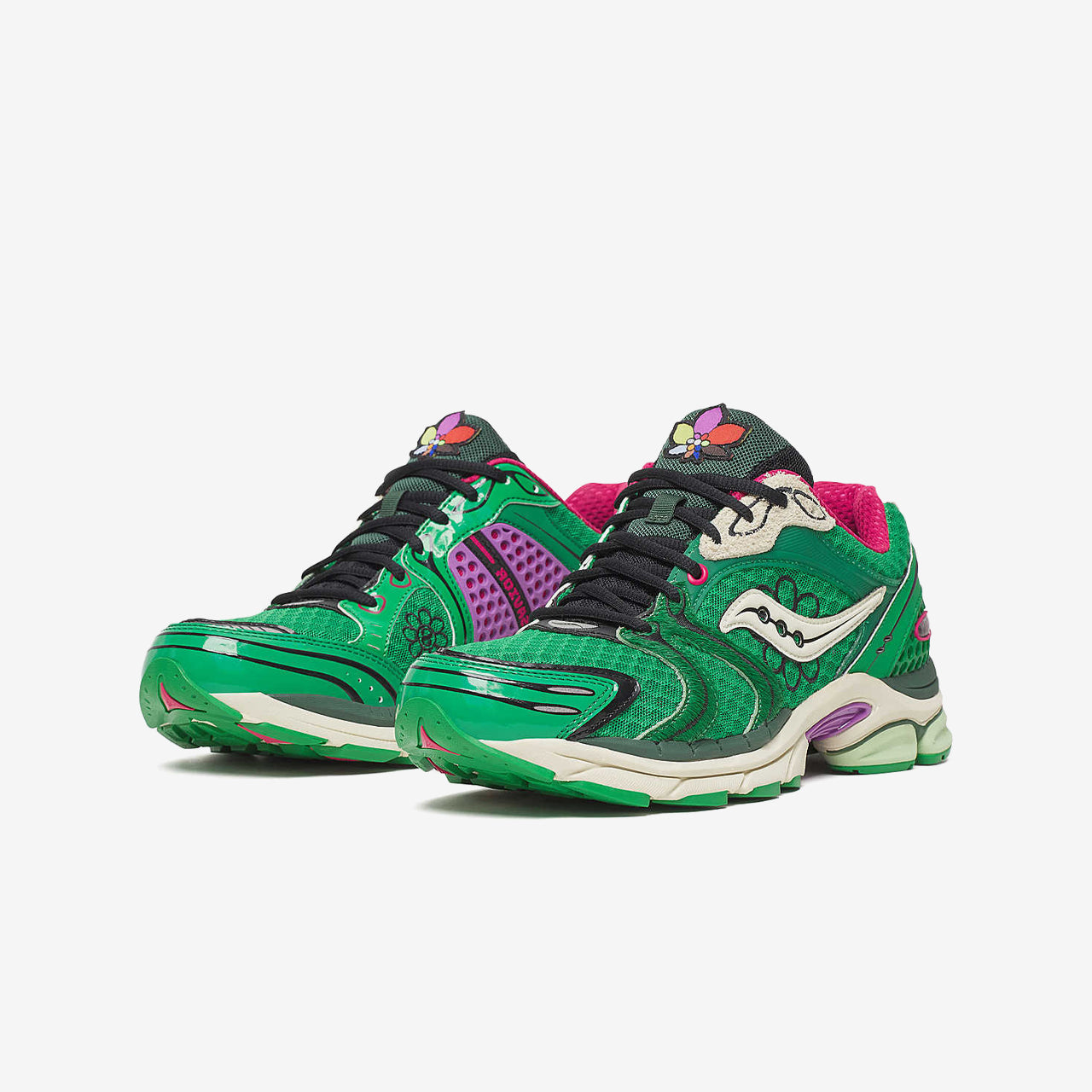 Saucony ProGrid Triumph 4 Jae Tips Flowers Grow Uptown Sugar Maple