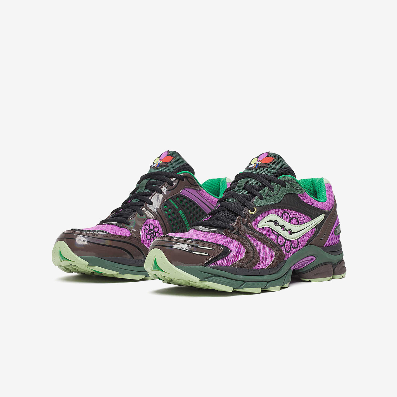 Saucony ProGrid Triumph 4 Jae Tips Flowers Grow Uptown Perilla