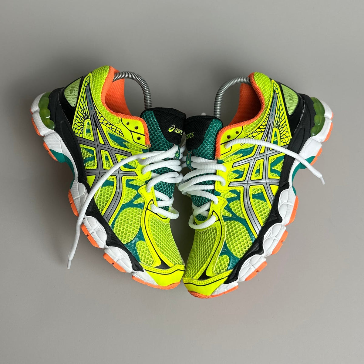 ASICS Gel Nimbus 16 - Jaune Fluo / Turquoise - Sneykers