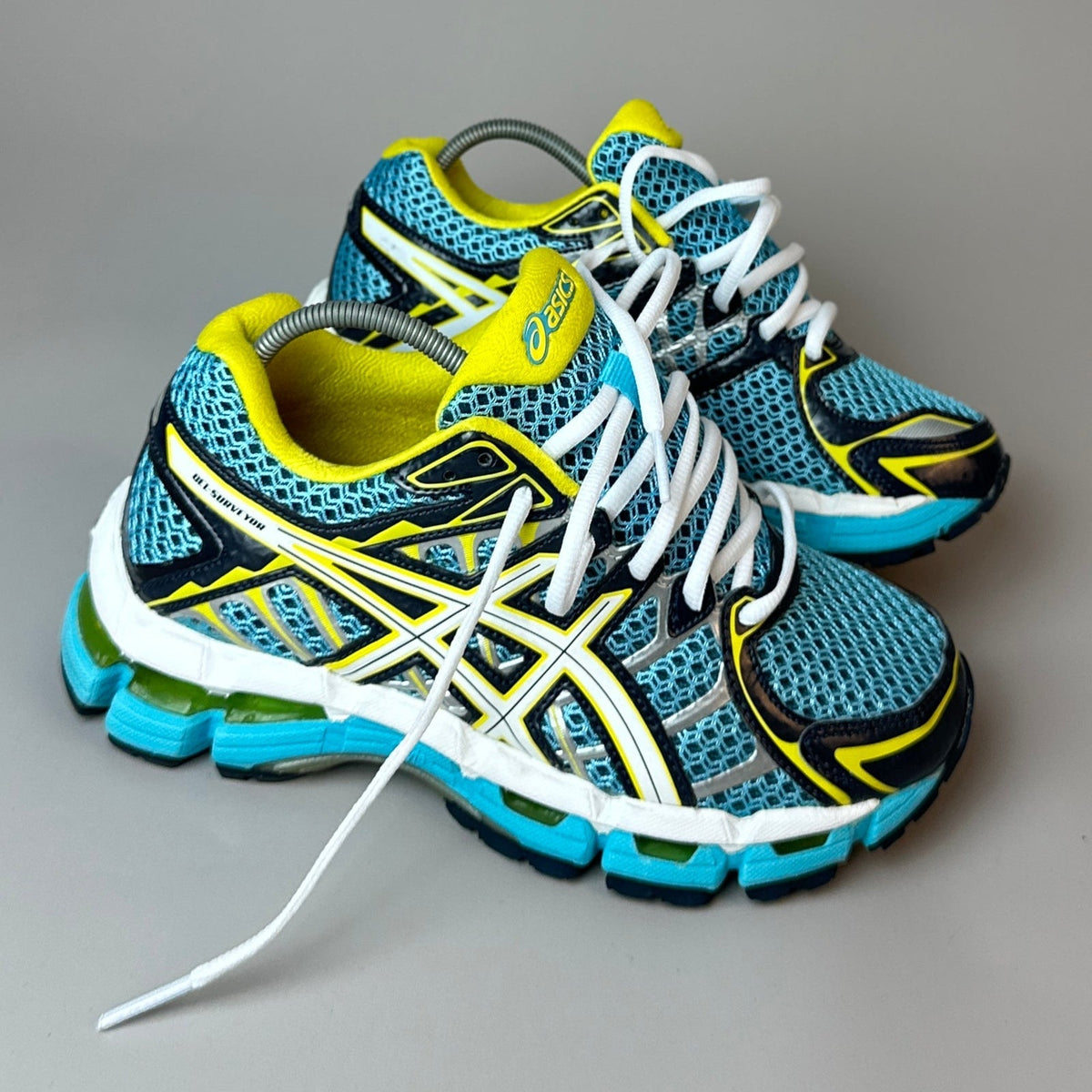 ASICS Gel Nimbus 16 - Turquoise / Jaune - Sneykers