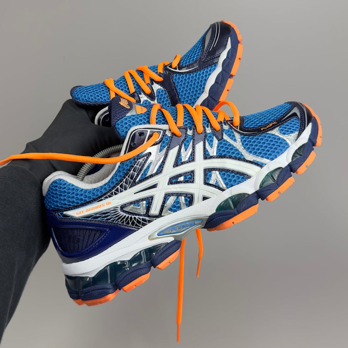 ASICS Gel Nimbus 16 - Bleu Roi / Orange - Sneykers