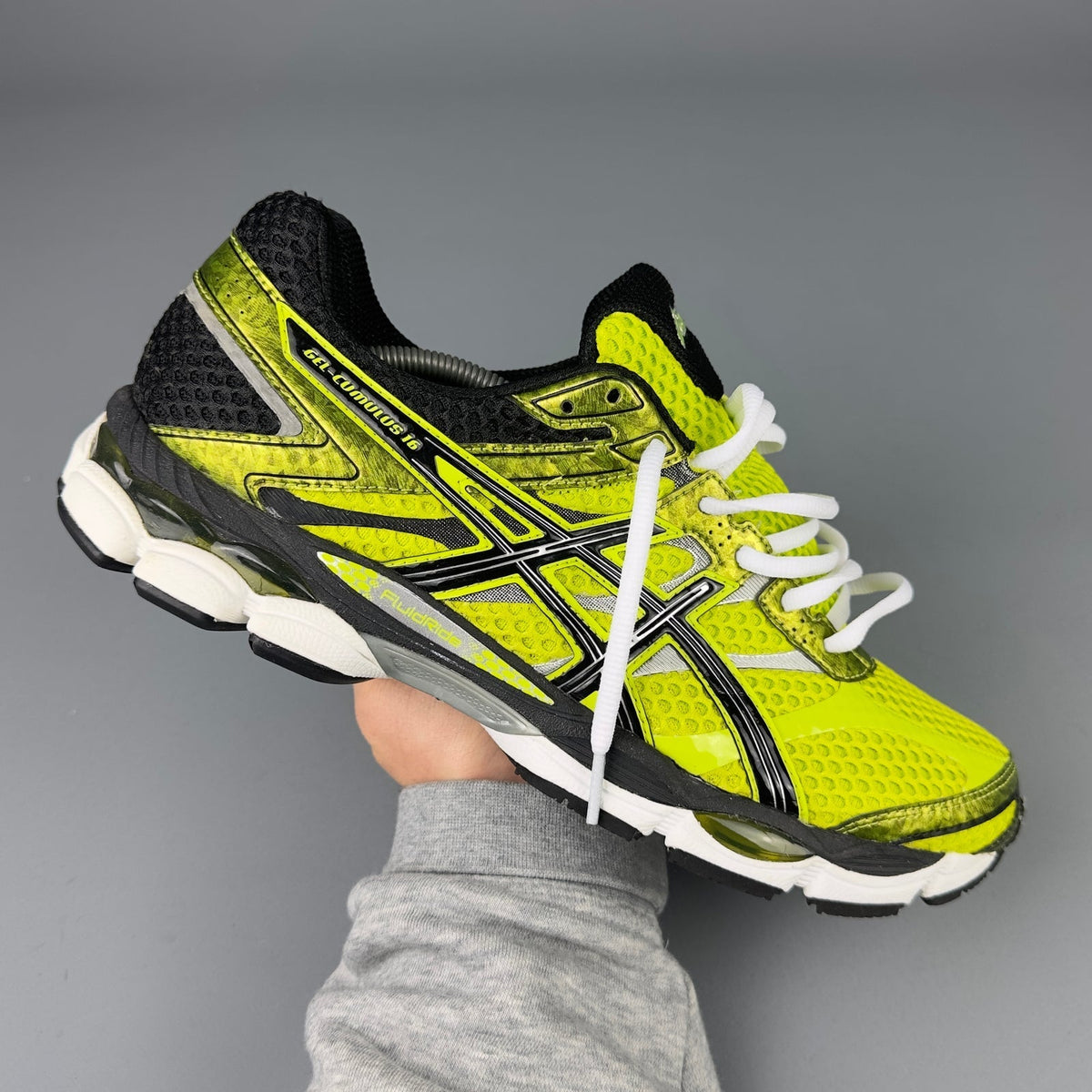 ASICS Gel Nimbus 16 - Jaune Citron / Noir / Crème - Sneykers