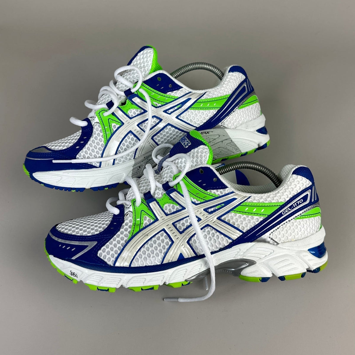 ASICS Gel Nimbus 16 - Blanc / Bleu Roi / Vert Fluo - Sneykers