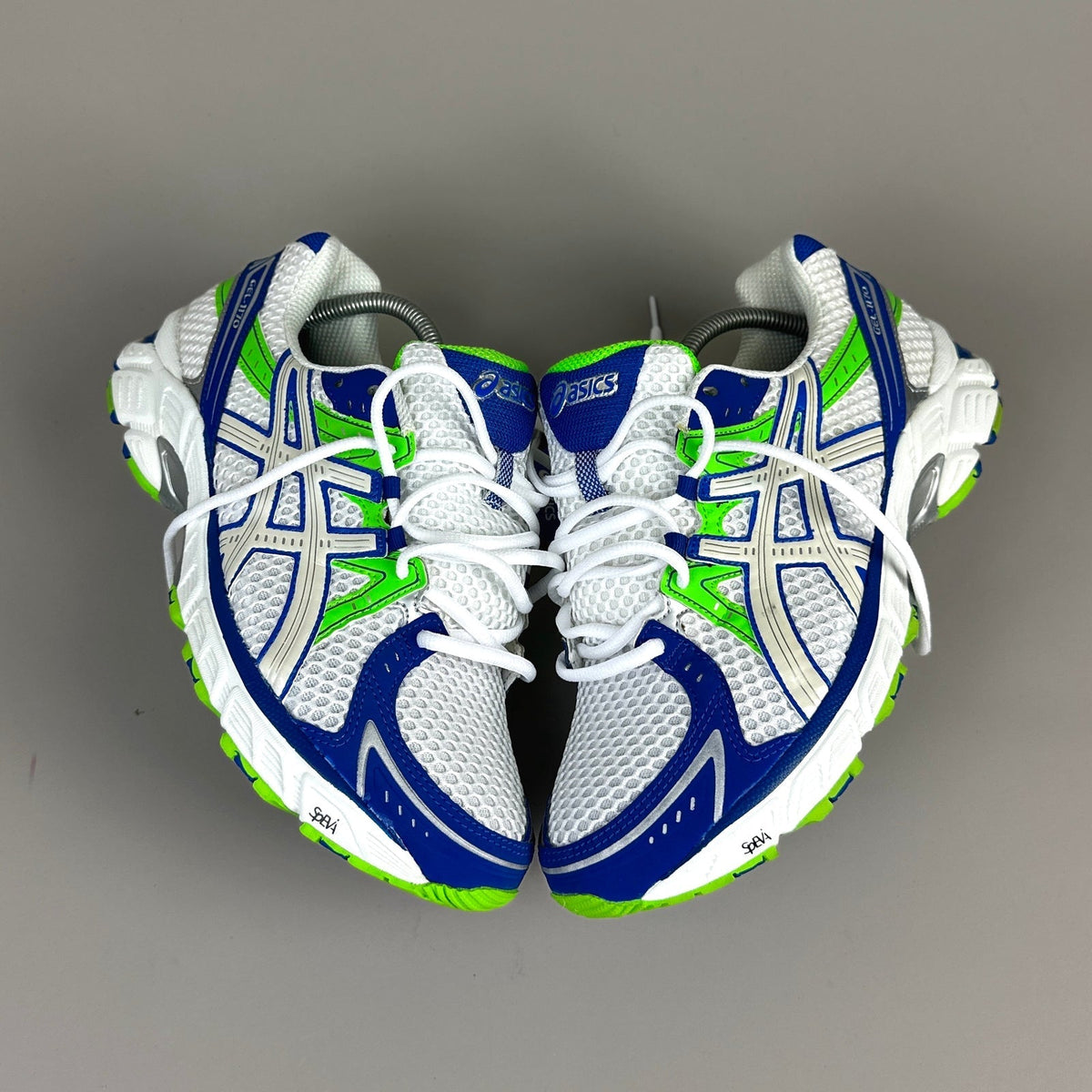 ASICS Gel Nimbus 16 - Blanc / Bleu Roi / Vert Fluo - Sneykers