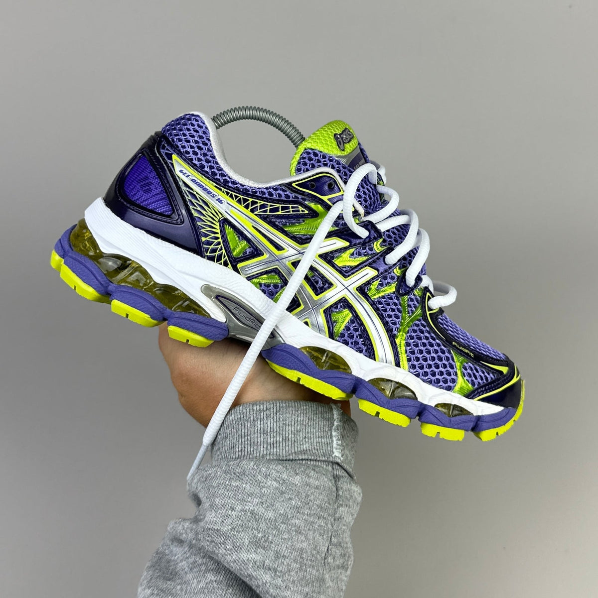 ASICS Gel Nimbus 16 - Violet Indigo / Vert Citron - Sneykers