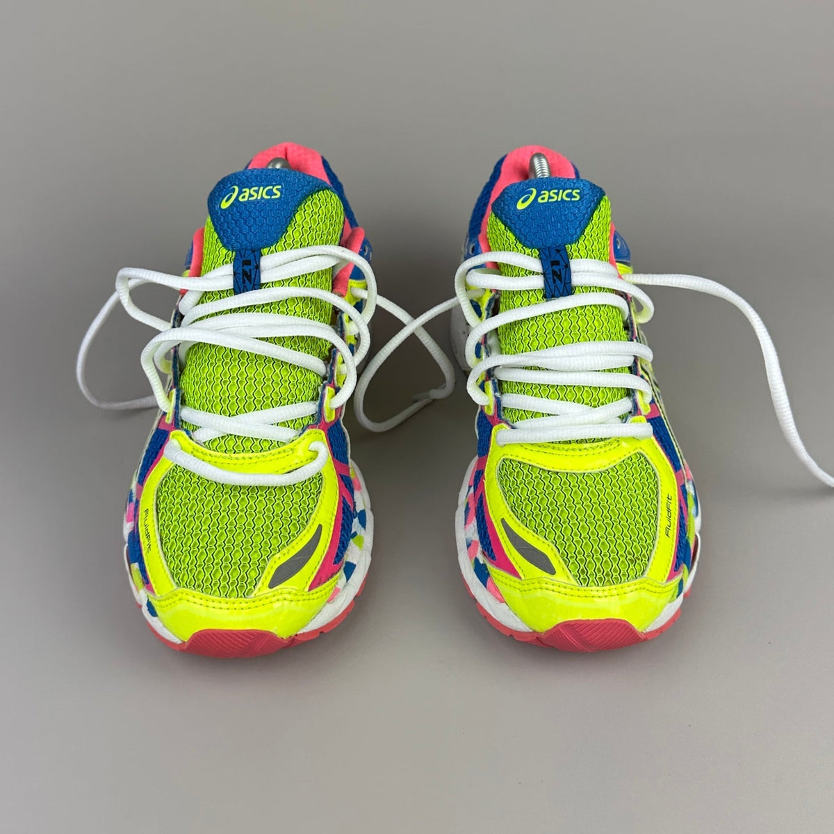 ASICS Gel Nimbus 16 - Bleu Roi / Jaune Fluo / Rose - Sneykers
