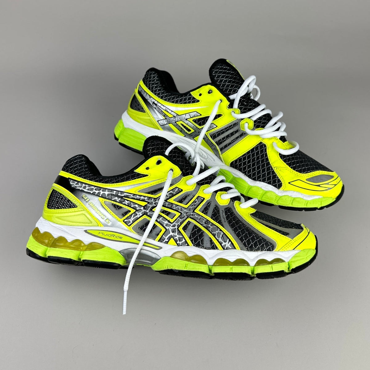ASICS Gel Nimbus 16 - Noir / Jaune Fluo / Argent - Sneykers