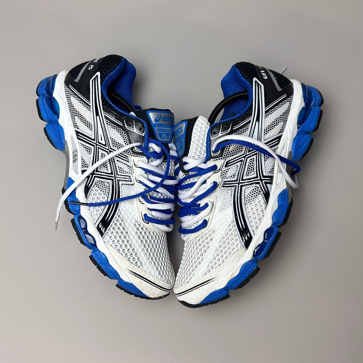 ASICS Gel Nimbus 16 - Blanc / Bleu Vif / Noir - Sneykers