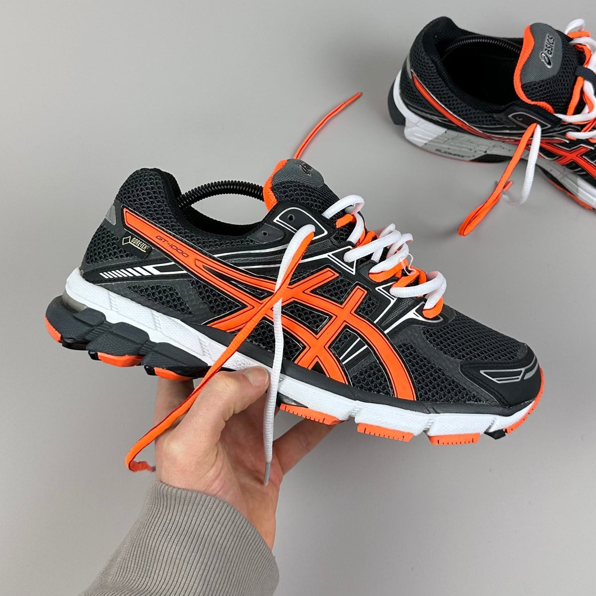 ASICS Gel Nimbus 16 - Anthracite / Orange Vif - Sneykers