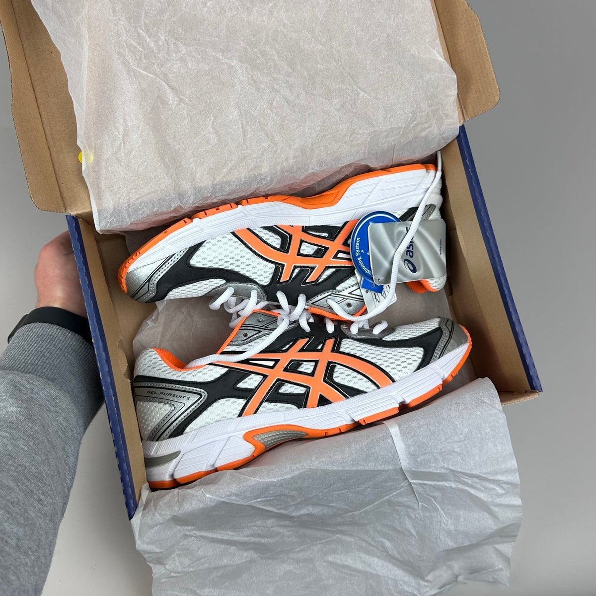 ASICS Gel Nimbus 16 - Blanc / Orange - Sneykers
