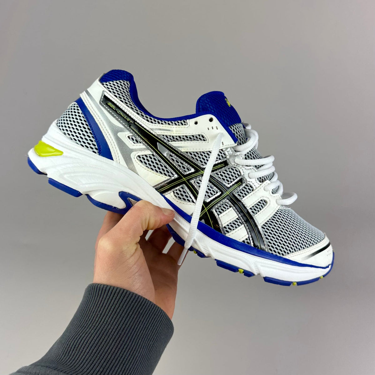 ASICS Gel Nimbus 16 - Blanc / Bleu Roi / Noir - Sneykers