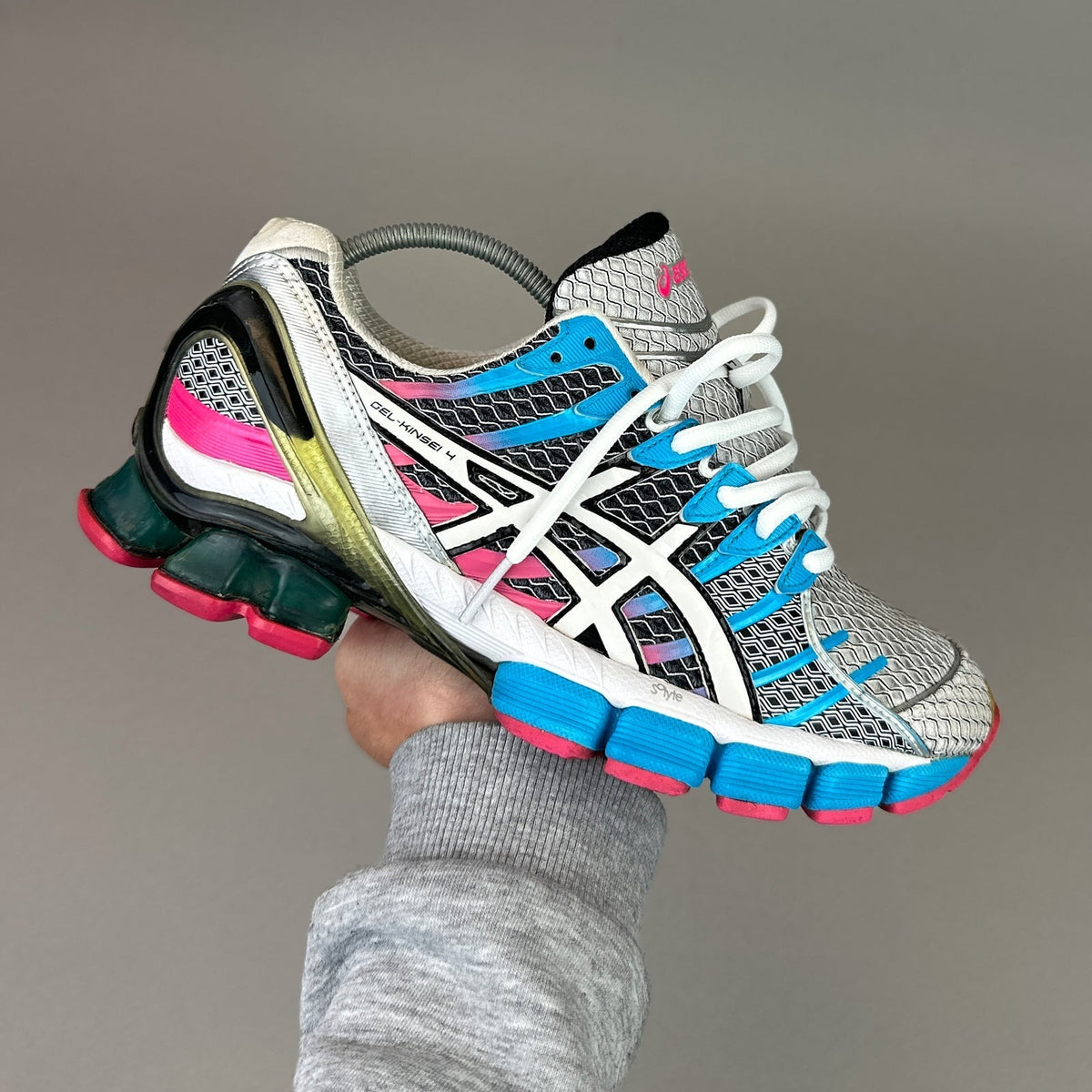 ASICS Gel Nimbus 16 - Argent / Turquoise - Sneykers