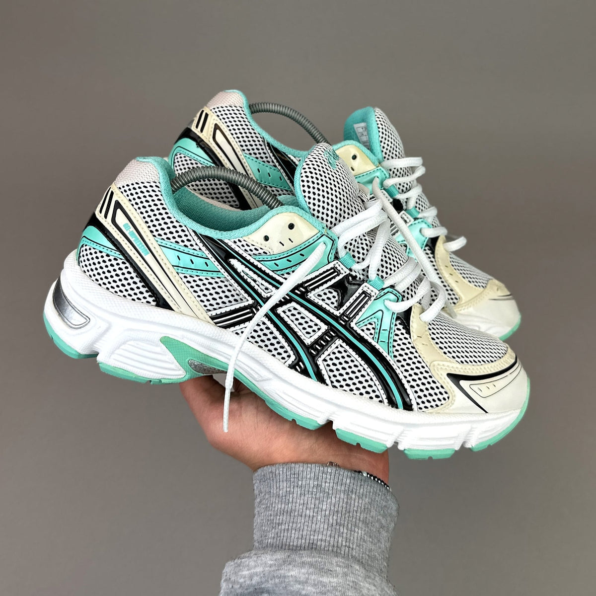 ASICS Gel Nimbus 16 - Blanc / Vert Menthe / Noir - Sneykers