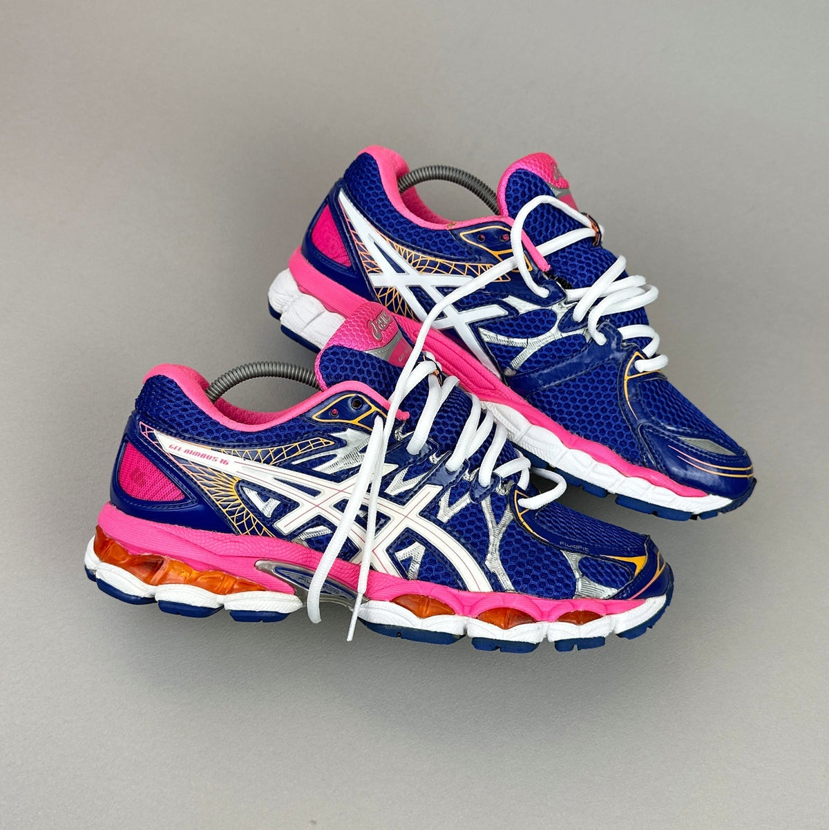 ASICS Gel Nimbus 16 - Bleu Roi / Rose Fluo - Sneykers