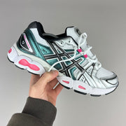 ASICS Gel Nimbus 16 - Blanc / Turquoise / Rose Fluo - Sneykers