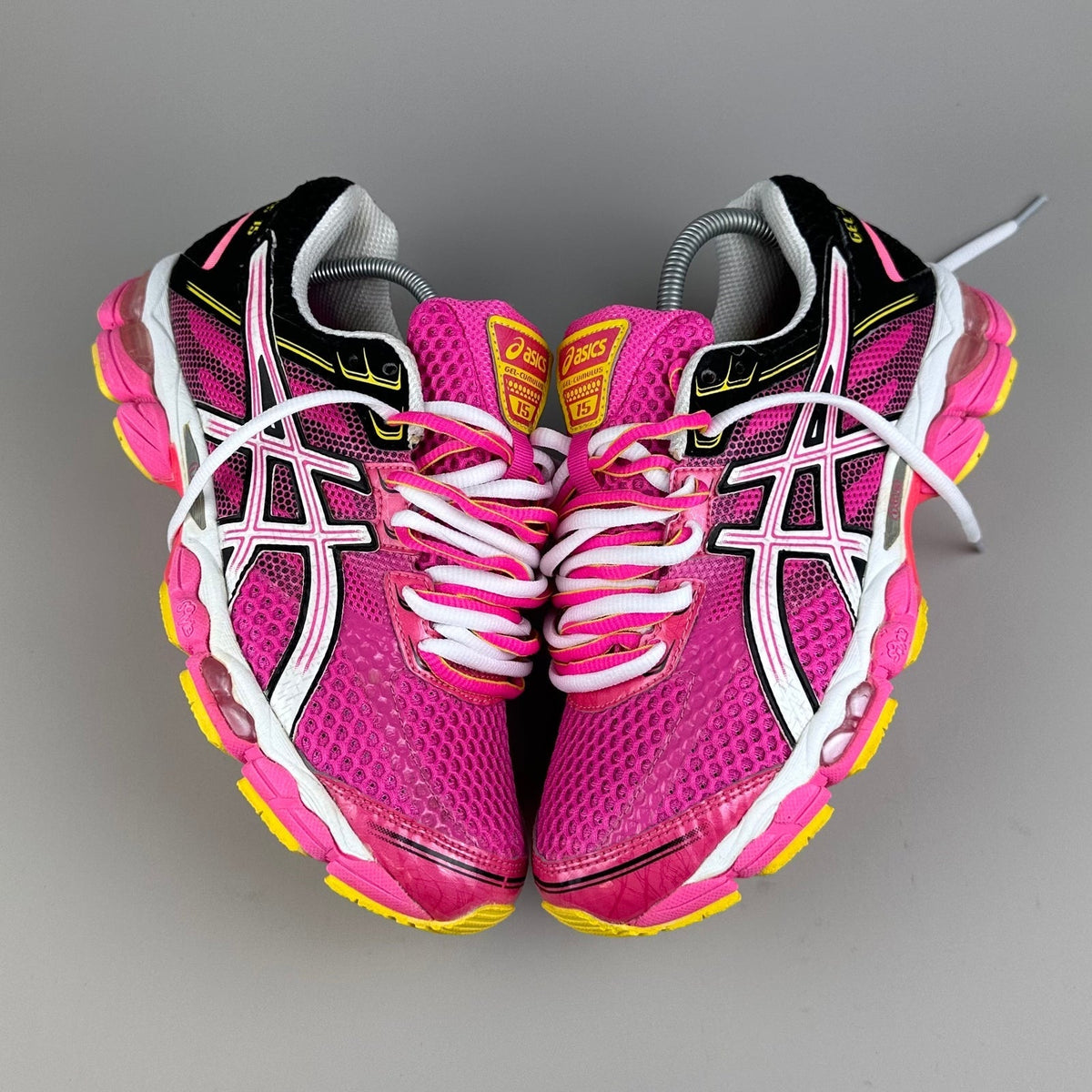 ASICS Gel Nimbus 16 - Rose Fluo / Noir / Jaune - Sneykers