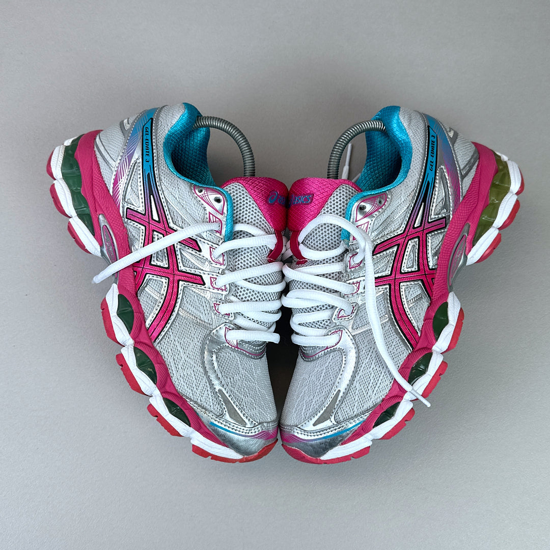 ASICS Gel Nimbus 16 - Argent / Rose Fluo - Sneykers
