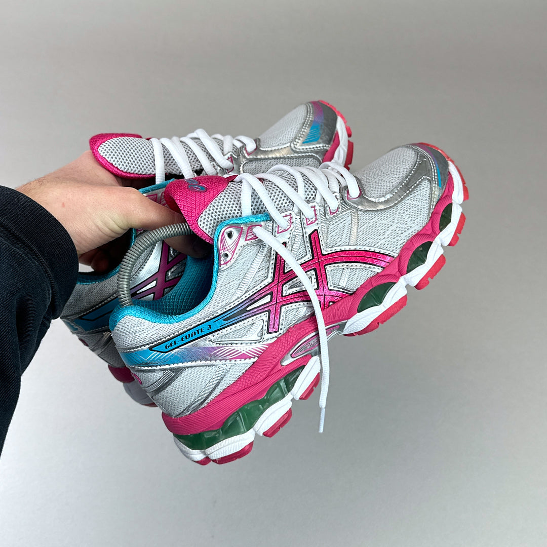 ASICS Gel Nimbus 16 - Argent / Rose Fluo - Sneykers