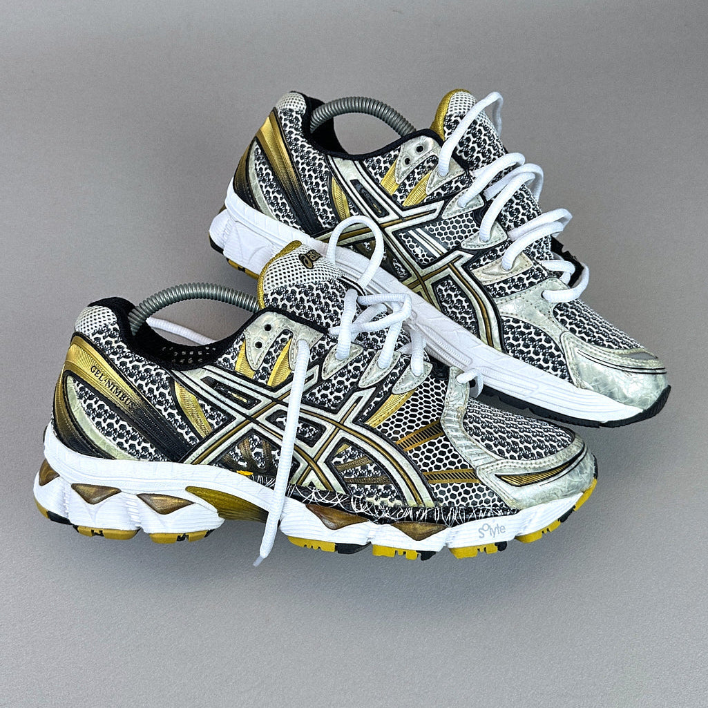 ASICS Gel Nimbus 16 - Blanc / Or - Sneykers