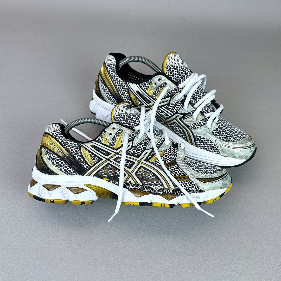 ASICS Gel Nimbus 16 - Blanc / Or - Sneykers
