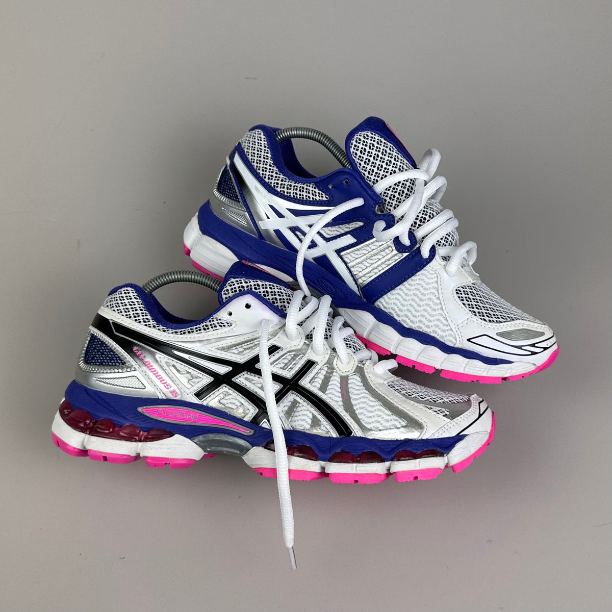 ASICS Gel Nimbus 16 - Blanc / Indigo / Rose Fluo - Sneykers