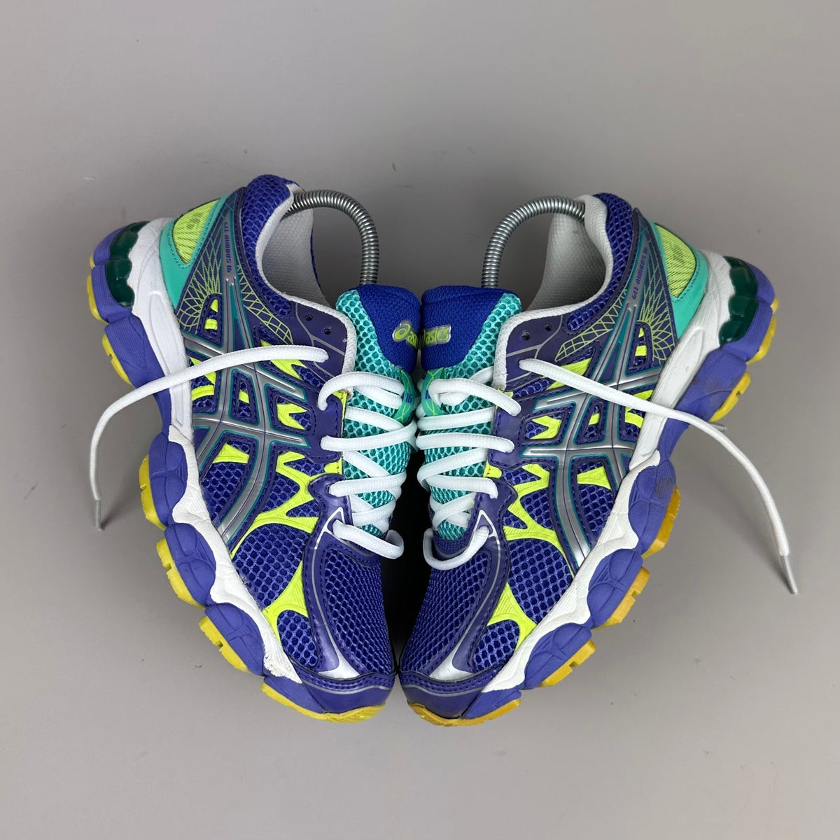 ASICS Gel Nimbus 16 - Bleu / Jaune Fluo - Sneykers