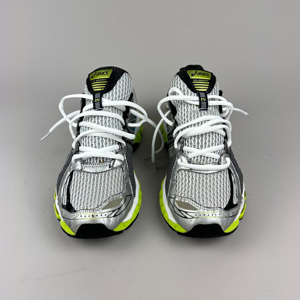 ASICS Gel Nimbus 16 - Blanc / Bleu Roi / Jaune Fluo - Sneykers