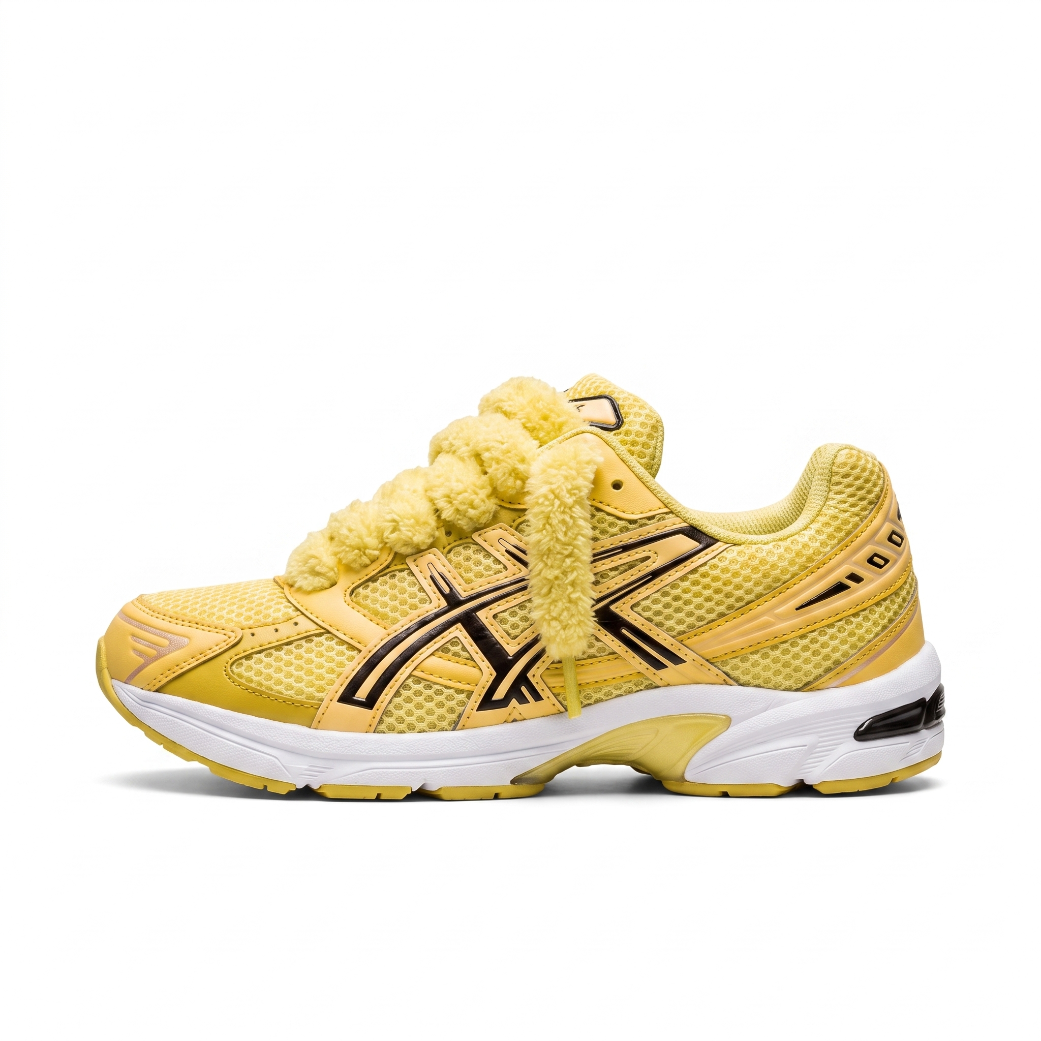 ASICS Gel 1130 Butter Gold lacets fourrure - Sneykers
