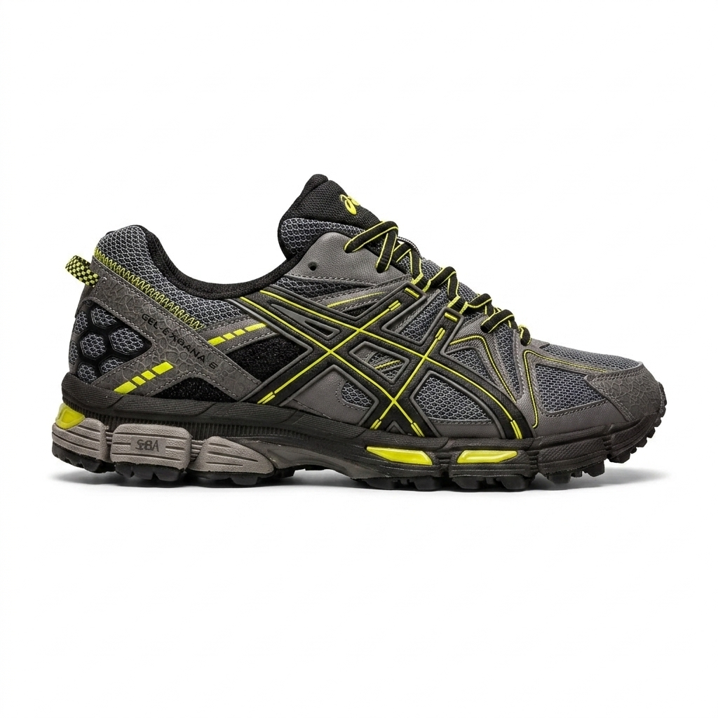 ASICS Gel Nimbus 16 - Anthracite / Jaune Fluo - Sneykers